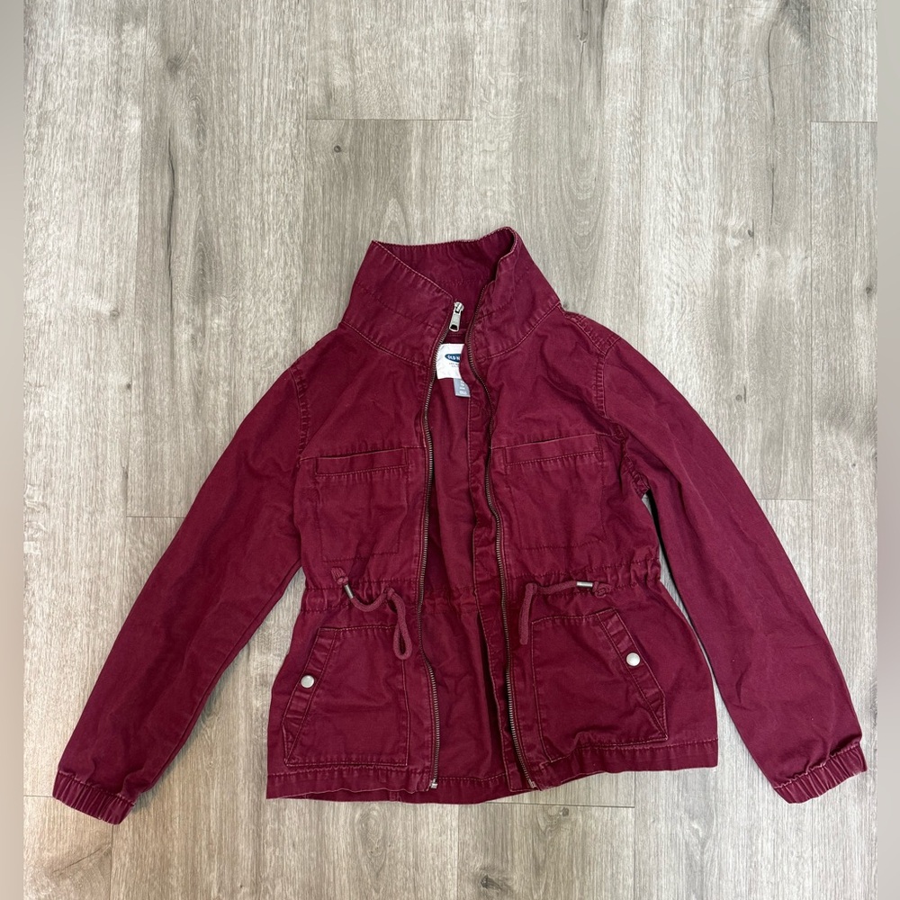 Old Navy Burgundy field jacket